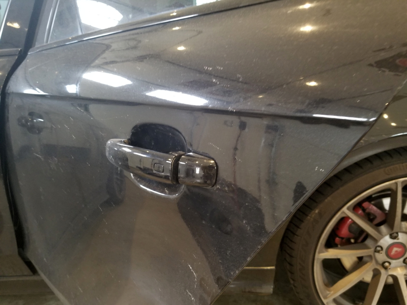Keyless entry door handles from the S4.